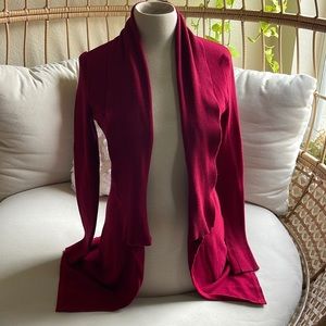 WHBM open cardigan with sleeves